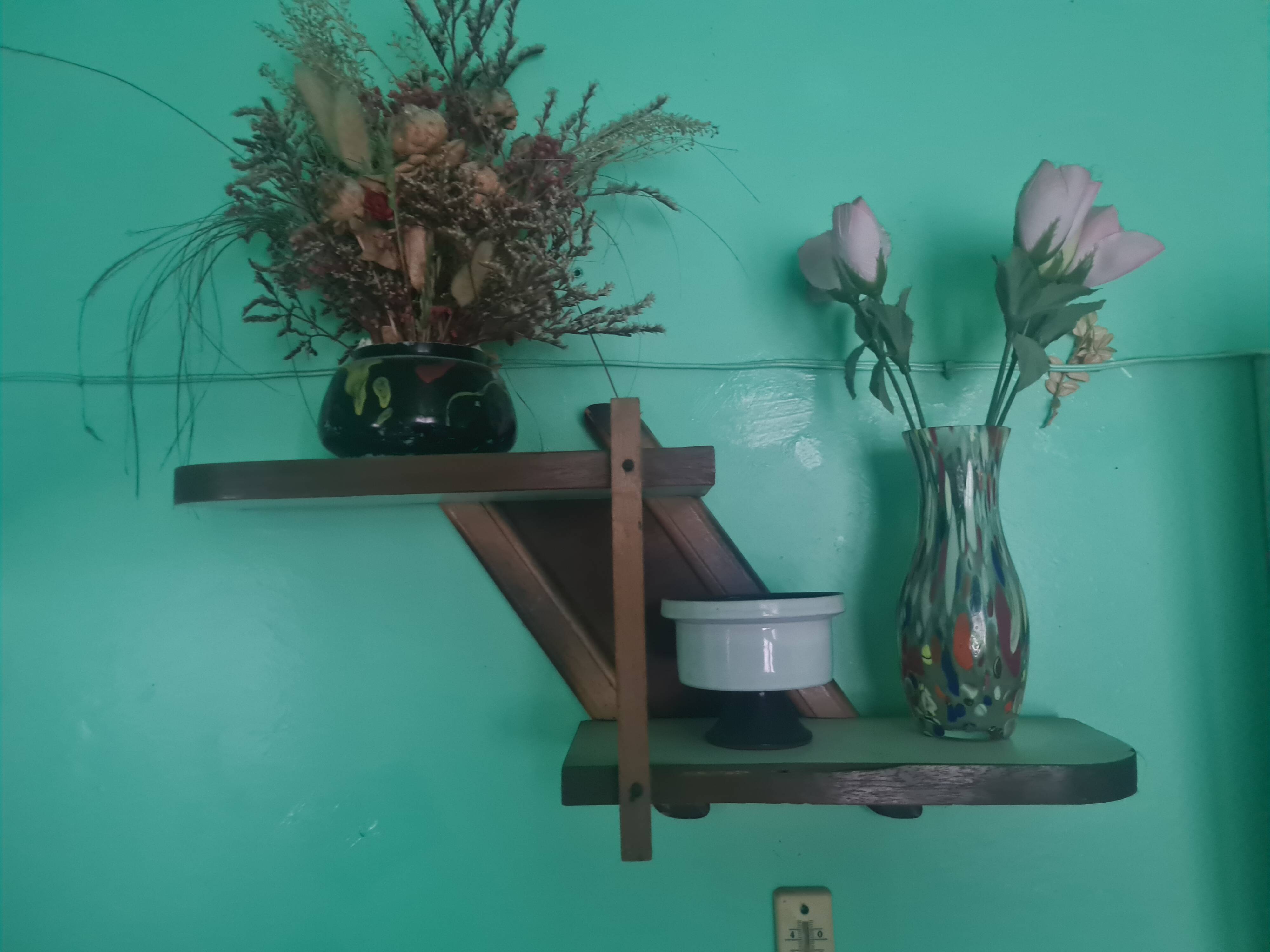 Vintage wall shelf from the 80s