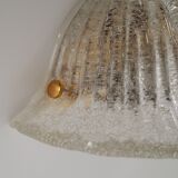 Wall lamp, Murano glass, Italian design, 1970s, manufacture: Italy