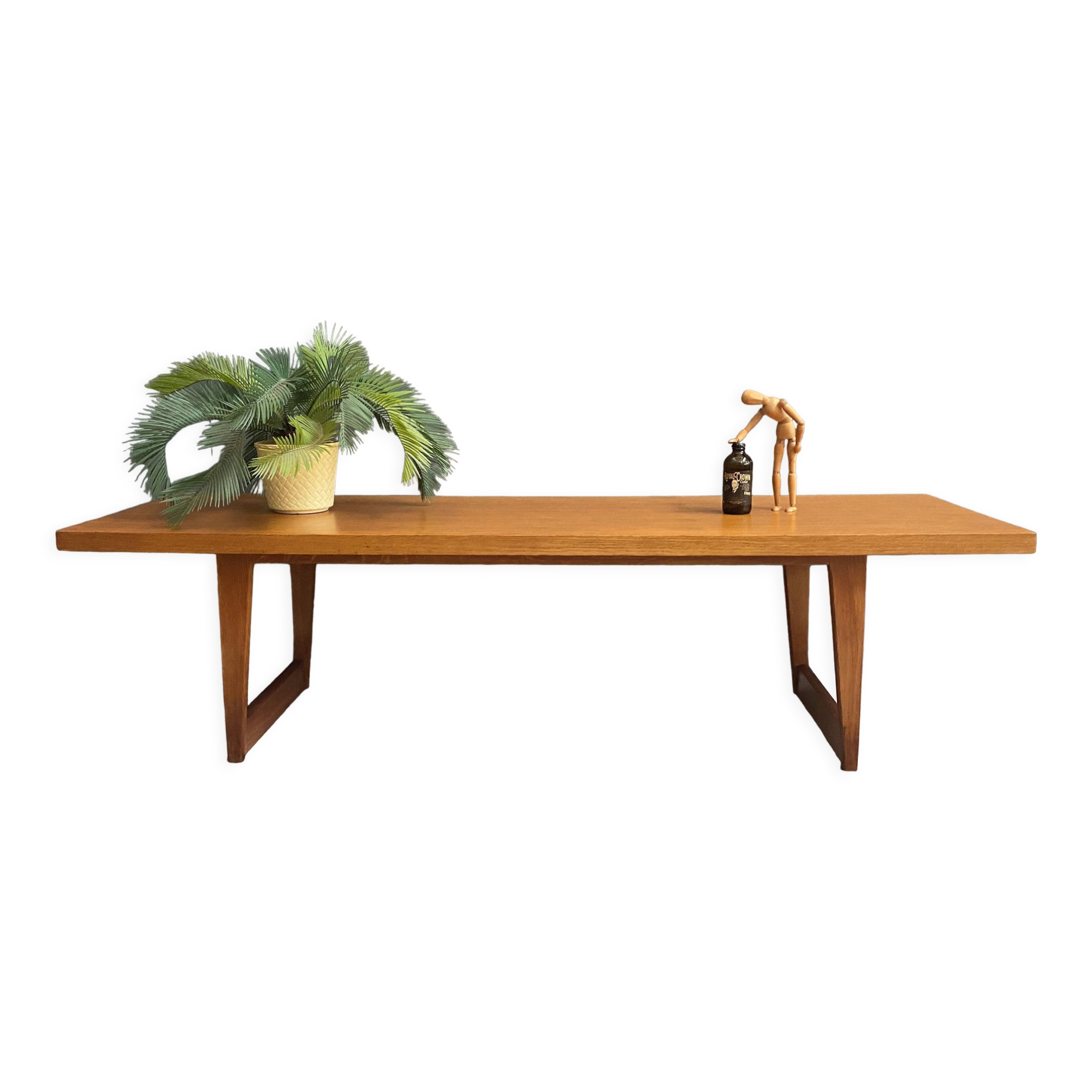 Oak coffee table 1960s