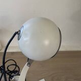 Adjustable eye ball lamp, Italian design from the 1970s.