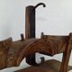 Brutalist bench bull's head file