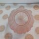 Old pale pink pressed glass globe