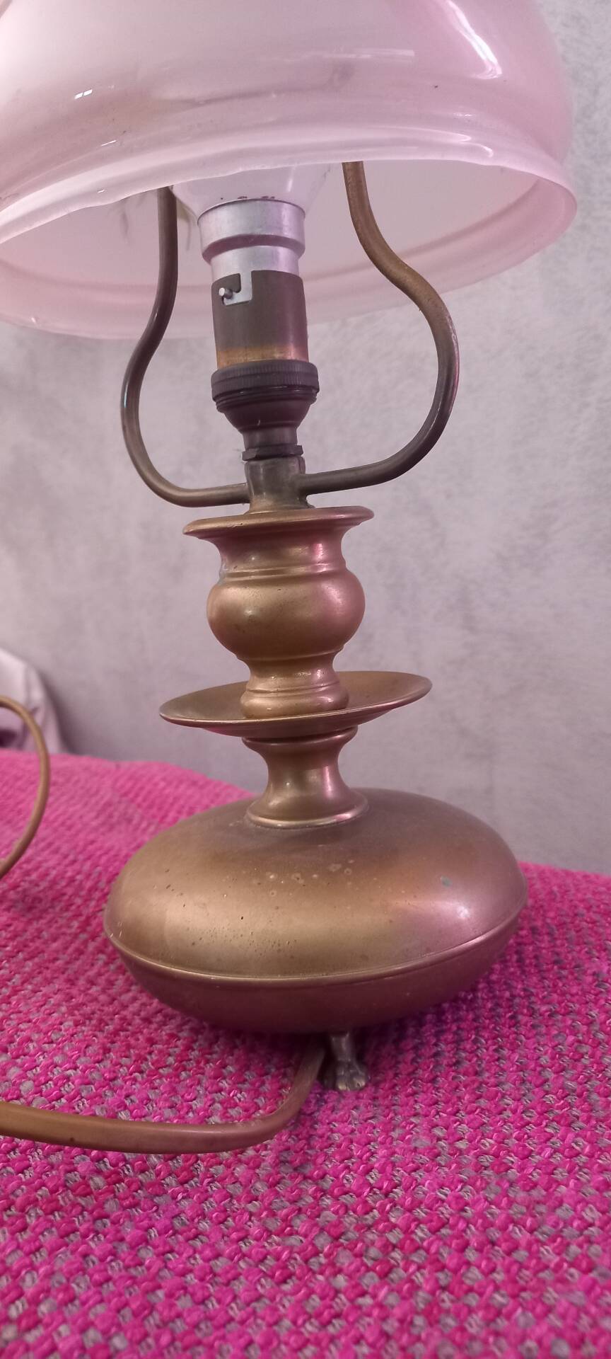 Lampe de chevet laiton
