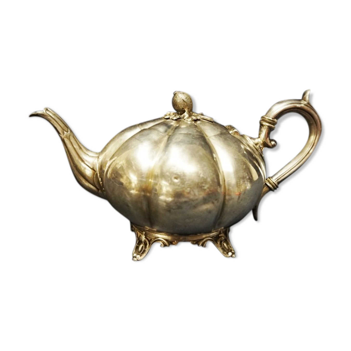 Théière en métal argenté James Deakin & fils de sheffield