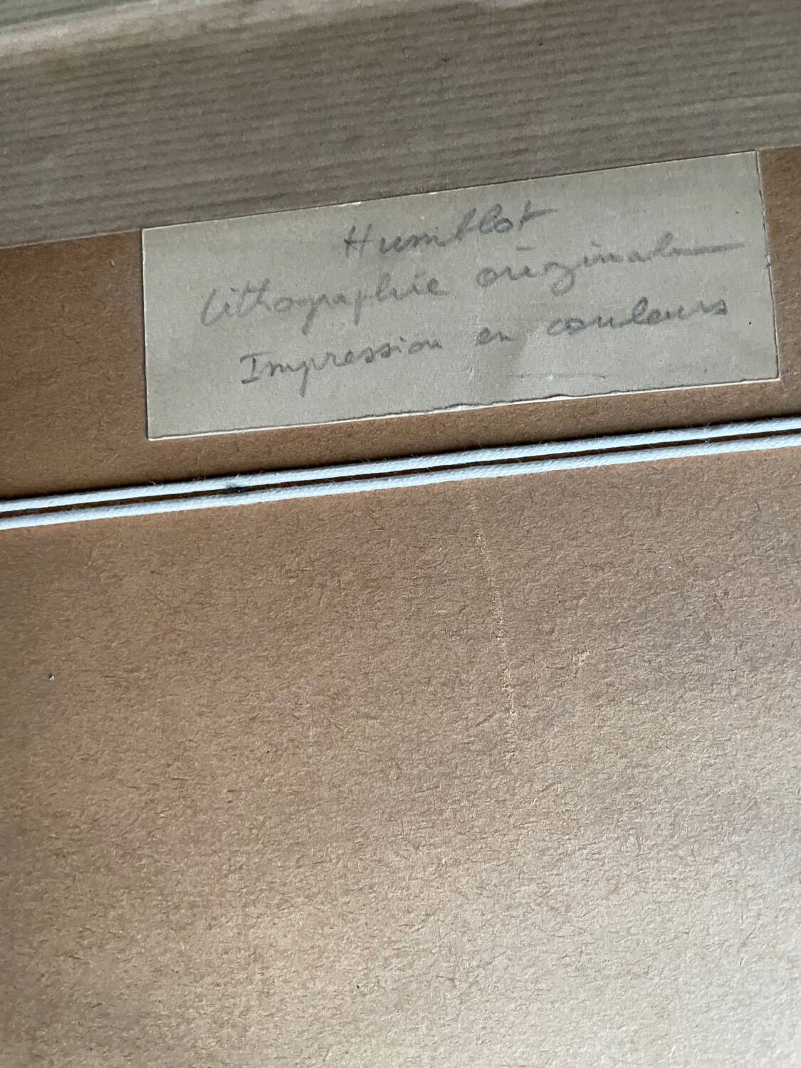 Lithograph Roger Humblot 36/76