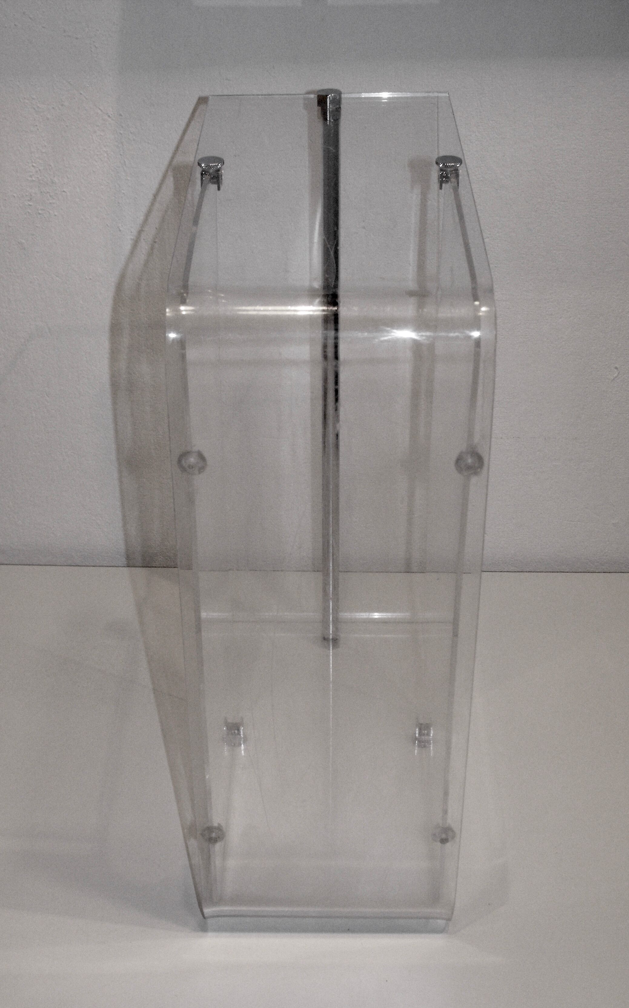 Porte revue en plexiglas de David Lange vintage