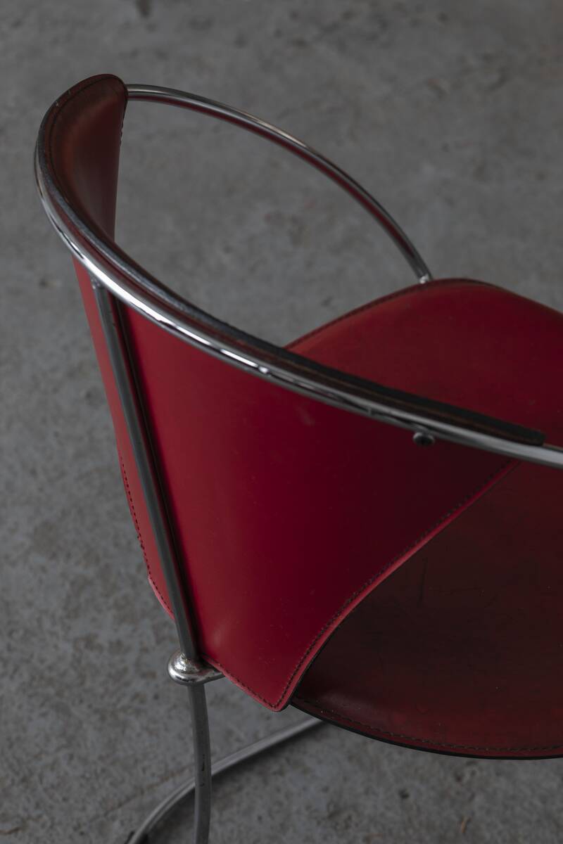 Set of 4 dining chairs 'Linda' by Arrben, Italian design, 1980s