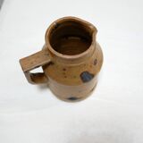 Vintage pitcher in pyrite stoneware