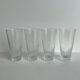 Set of 4 glasses with orangeade H: 12,5cm