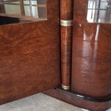 Window magnifier walnut