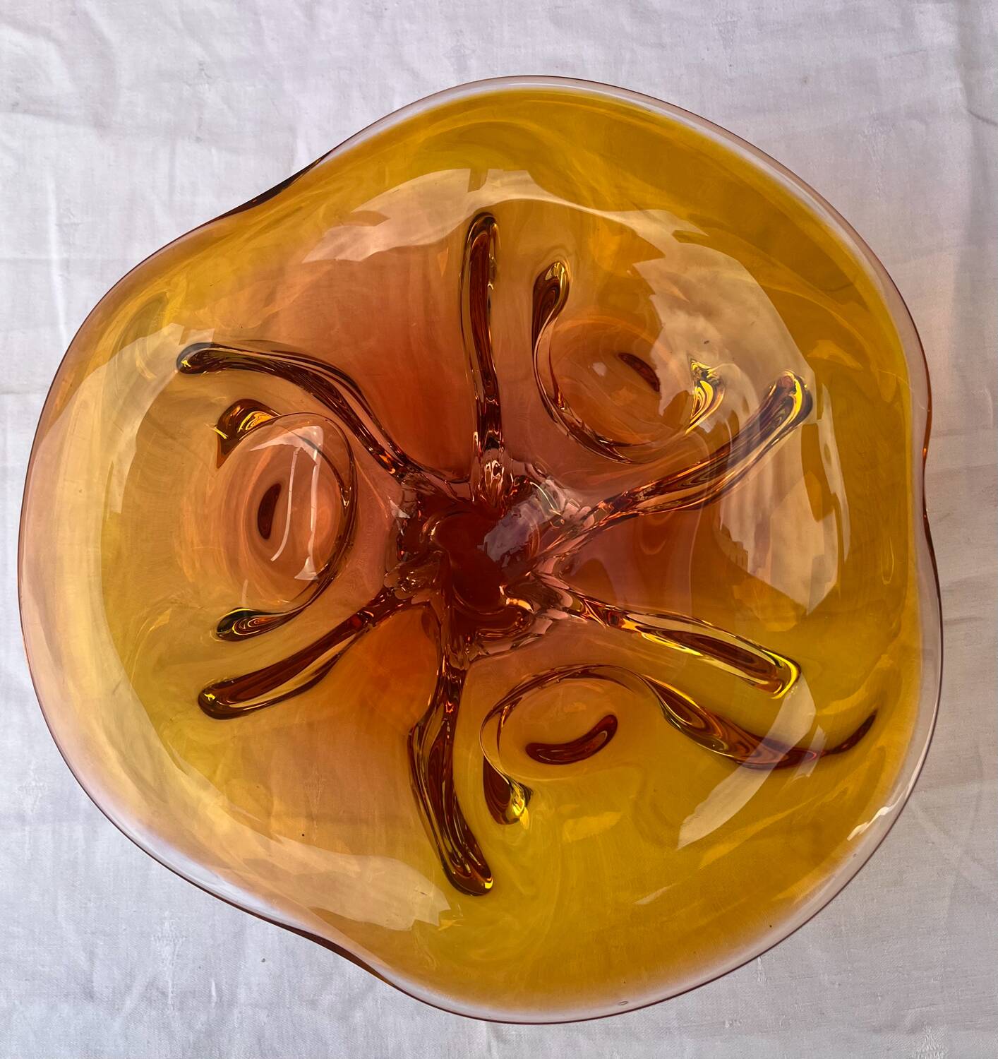Canadian art glass cup or bowl