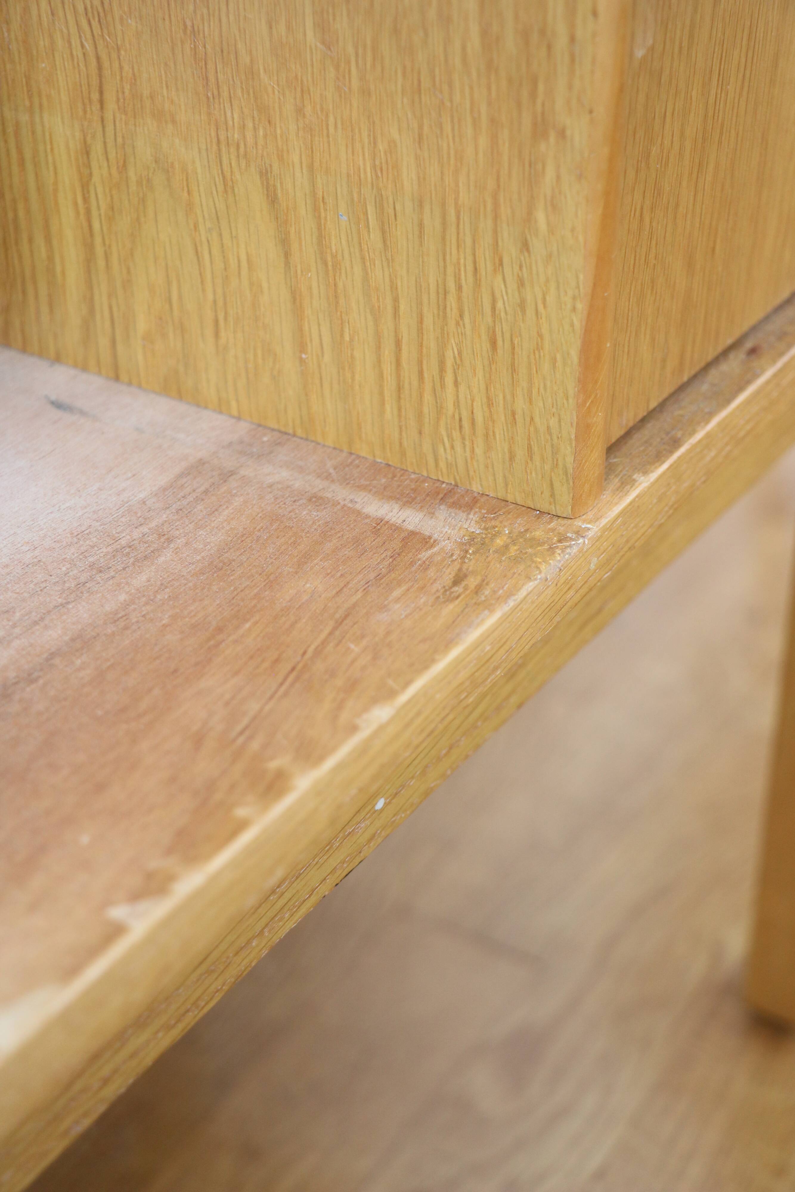 Entry bench, modular Scandinavian telephone bench, teak, 1960.