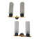 Pair of Arlus designer gold wall lights