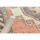 1970s Turkish Oushak Handmade Wool Cotton Orange Runner Rug 85x266
