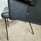 Fauteuil noir années 50