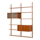 Danish vintage wall unit in teak  by PS system, Randers, 1960s
