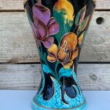 Large ceramic diabolo vase 1960 Vallauris