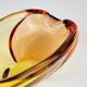 Bohemian Romana Ashtray by Hana Machovska for Mstisov Glassworks, 1960s