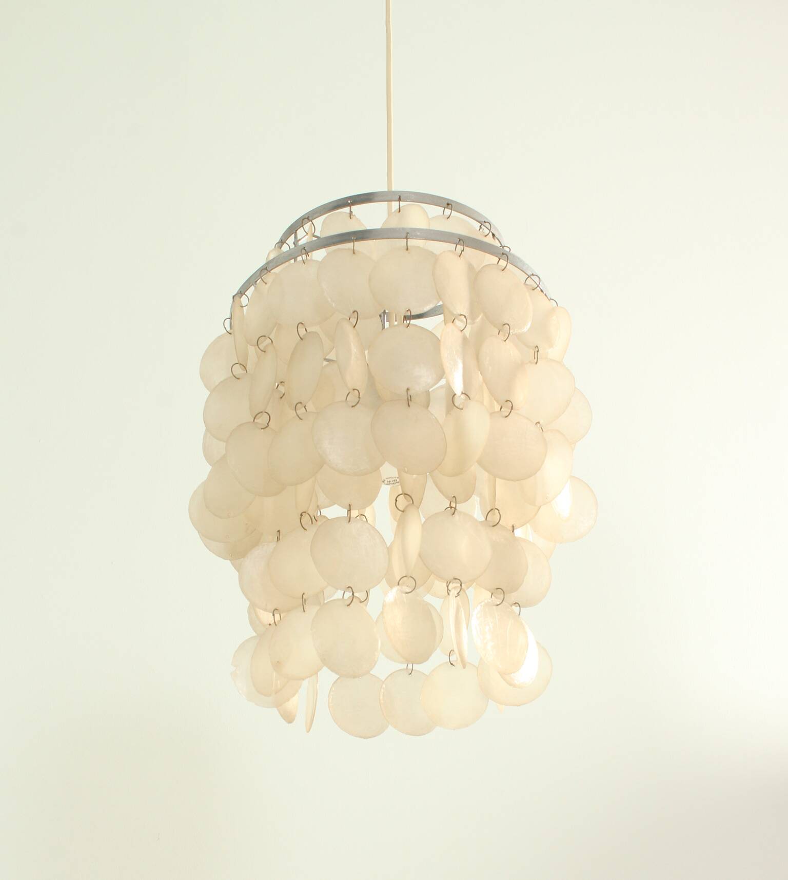 German chandelier in the style of Verner Panton, 1970s.