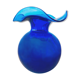 Blue ruff vase