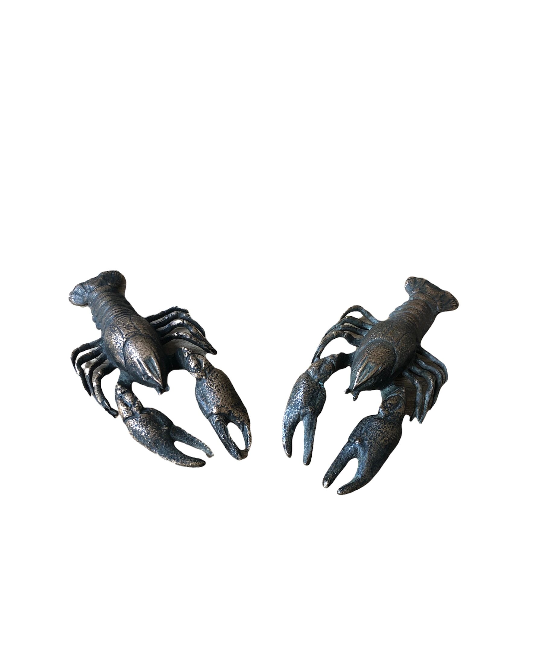 Decorative bronze crayfish