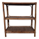 Vintage rattan bamboo wicker bookshelf