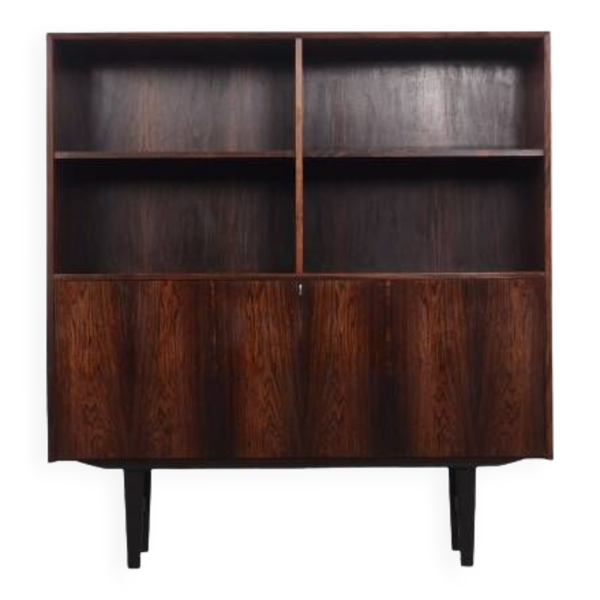 Bibliothèque en palissandre, design danois, années 1960, réalisée par Brouers Møbelfabric