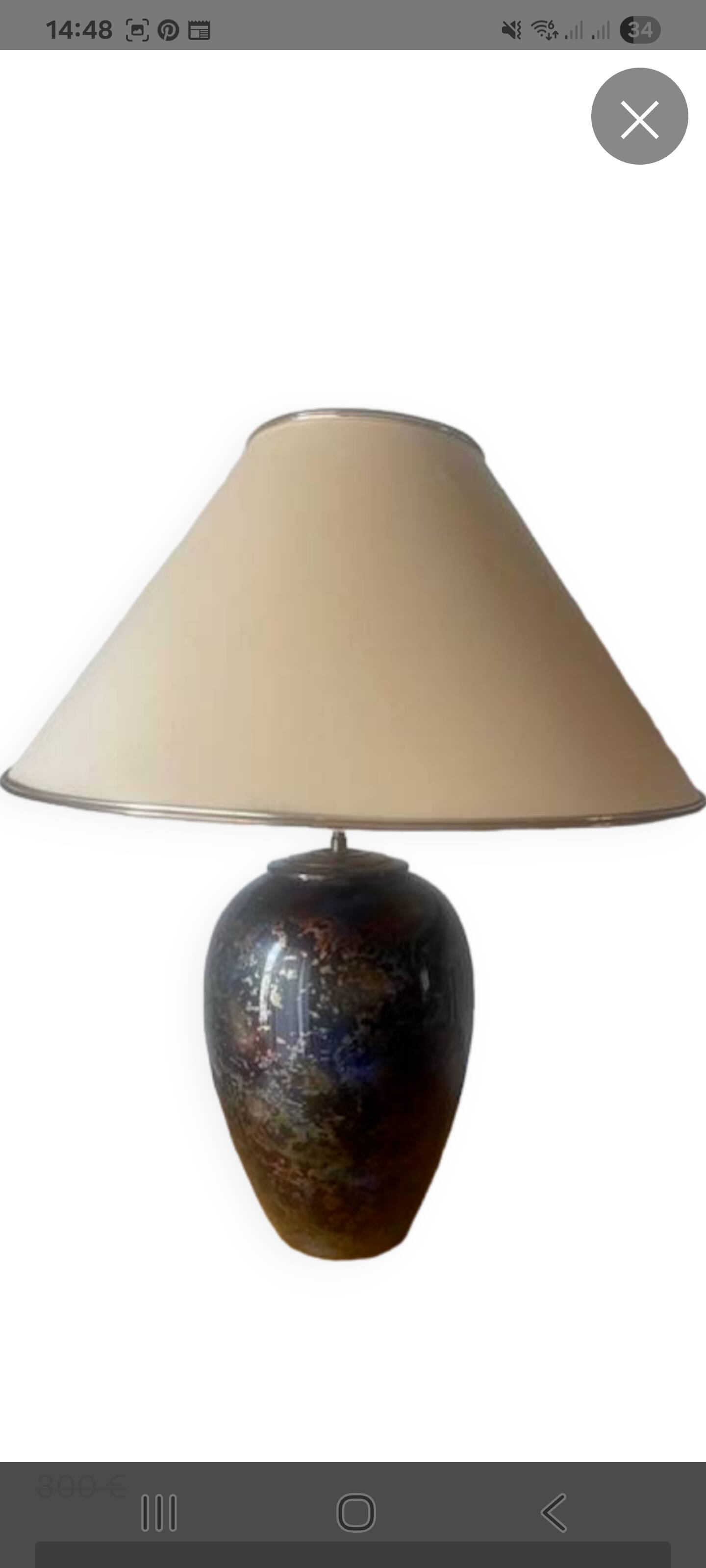 Lacquered line lamp