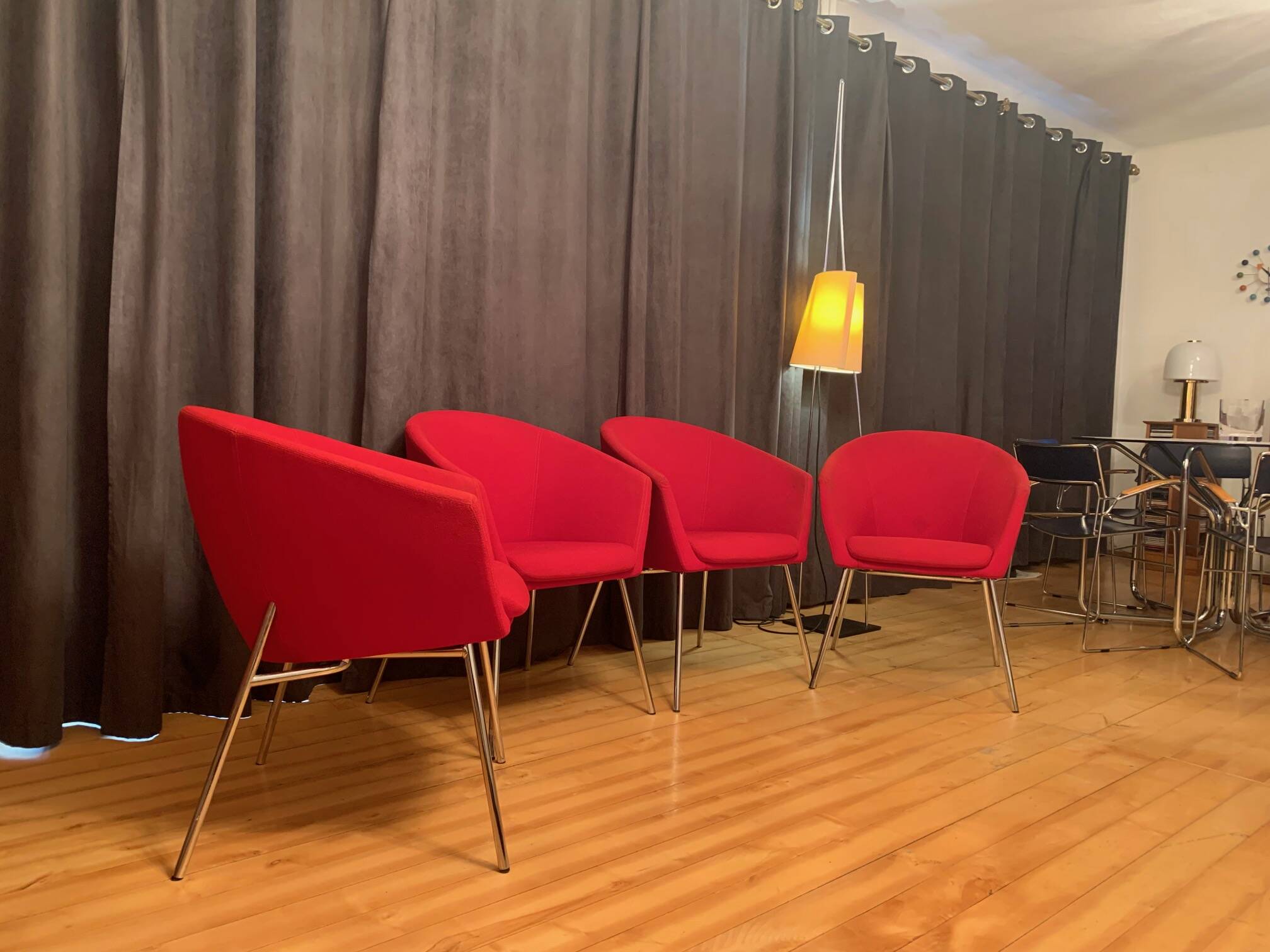A set of four Megan club armchairs designed by René Holten, Artifort, the Netherlands