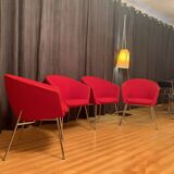 A set of four Megan club armchairs designed by René Holten, Artifort, the Netherlands