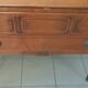 Sloping secretary, Louis XVI style donkey back desk, very good 20th century copy
