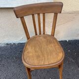 Mismatched bistro chairs
