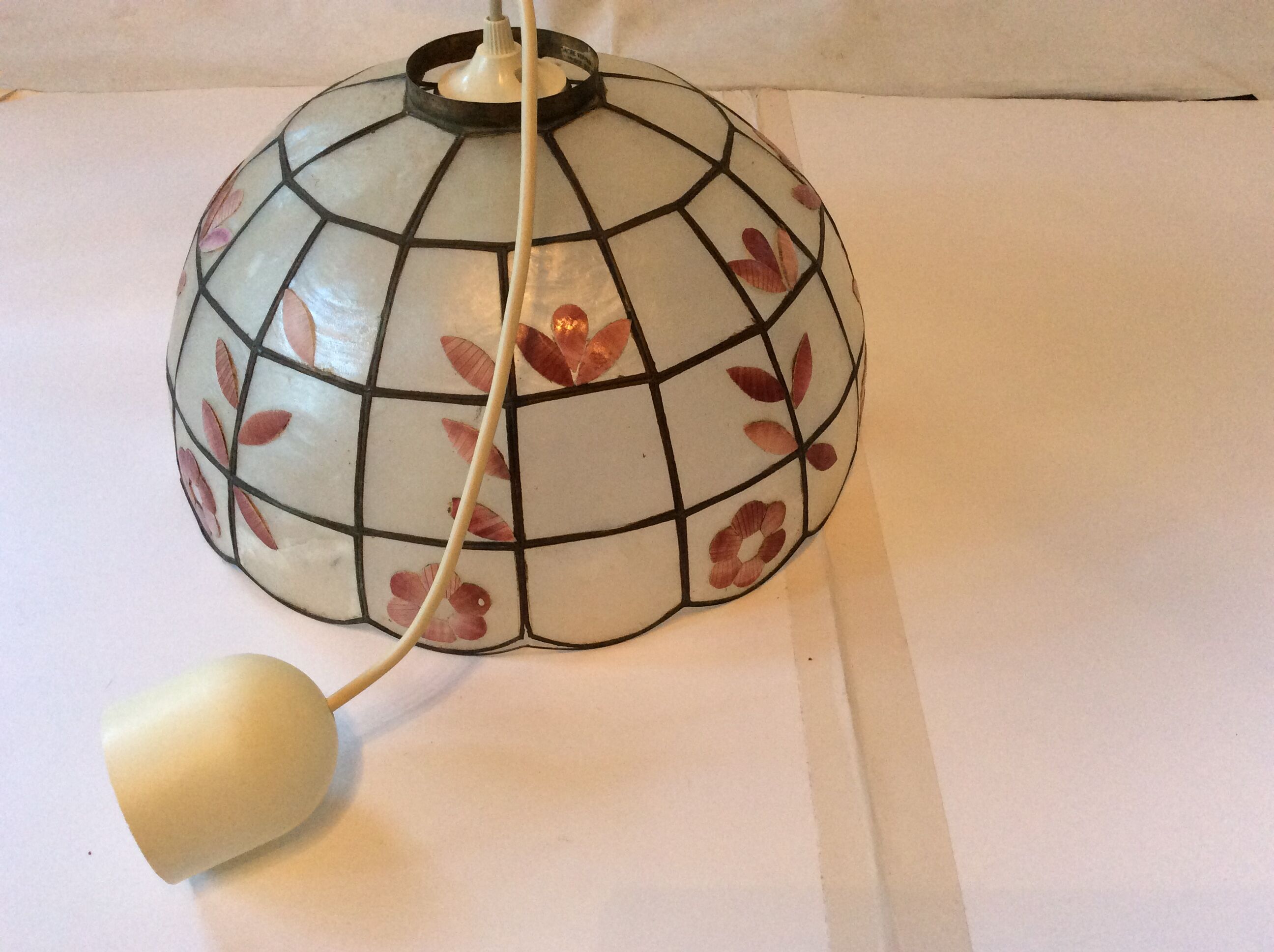 Suspension en nacre vintage