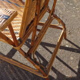 Chaise longue en osier