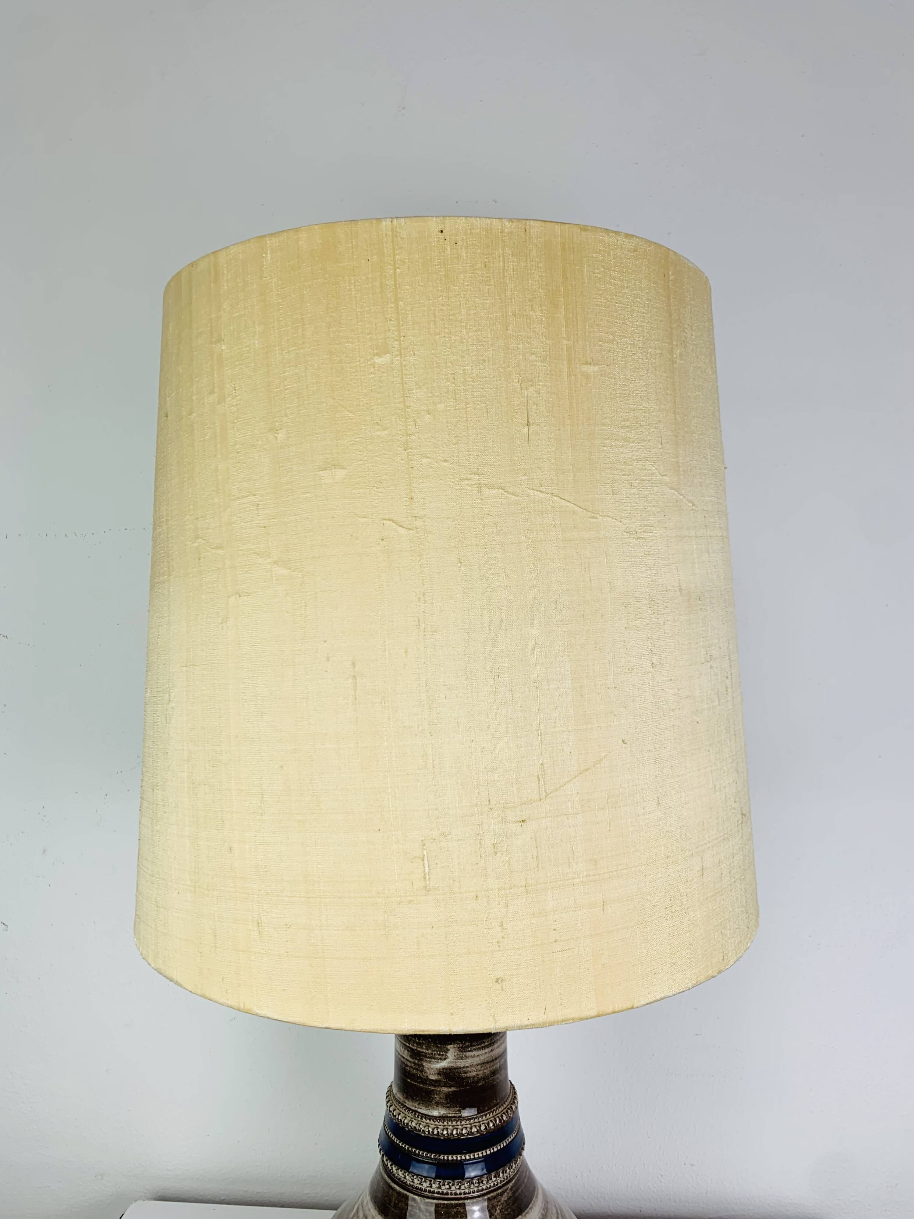 Lampe céramique Kohler Biel années 60, Suisse