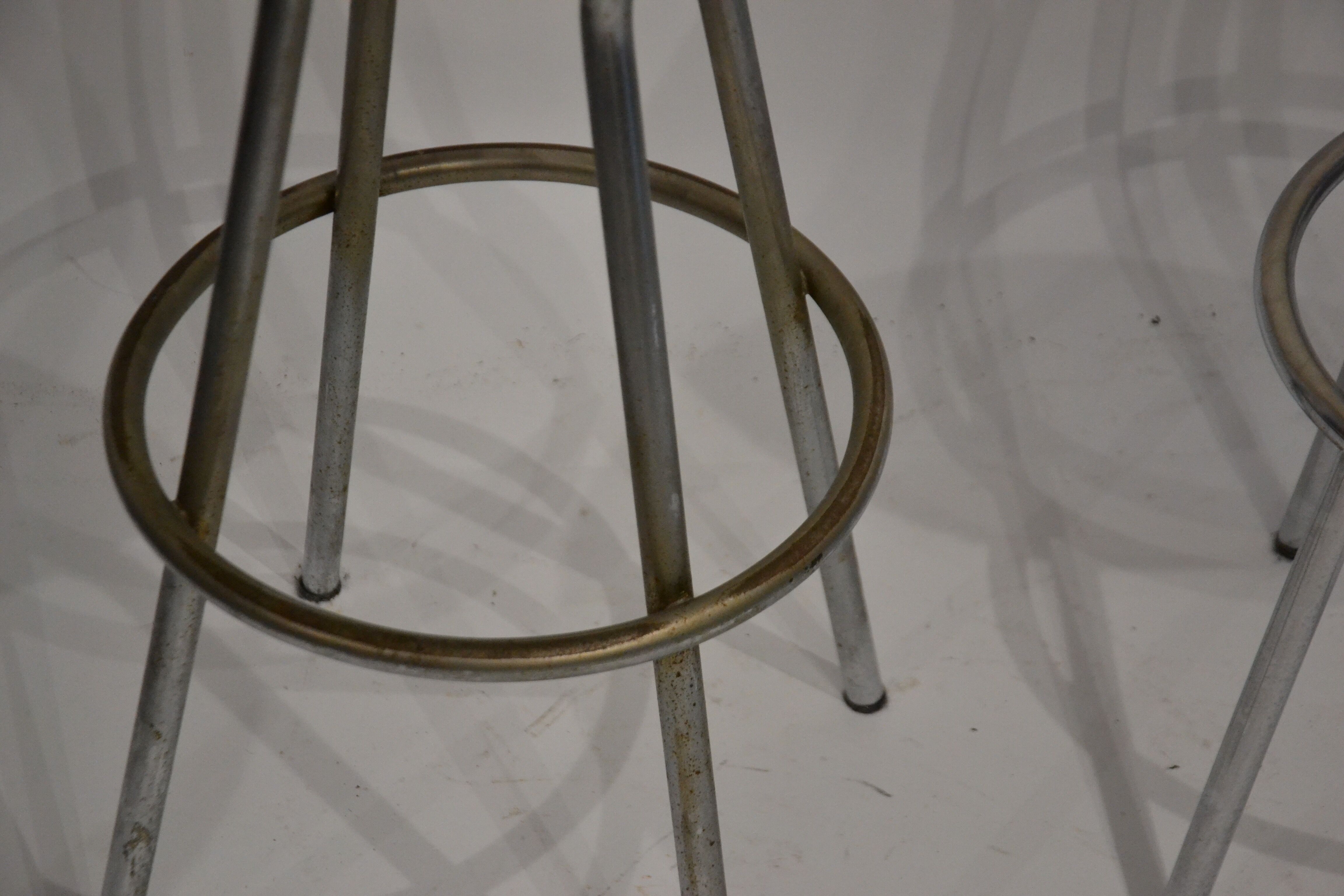 Set of 2 bar stools, 60s