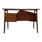 Petite Teak Desk By Gunnar Nielsen For Tibergaarden.