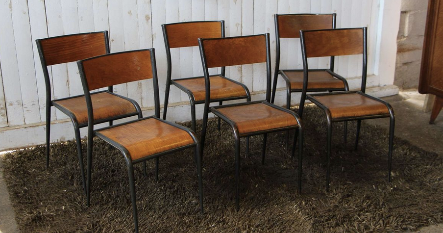 Chair schoolboy vintage mullca 511