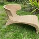 Ikea Savo rattan chaise longue