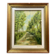 Italian School, 20th century: painting depicting a green landscape
