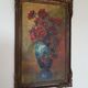 Art Deco flower bouquet oil painting