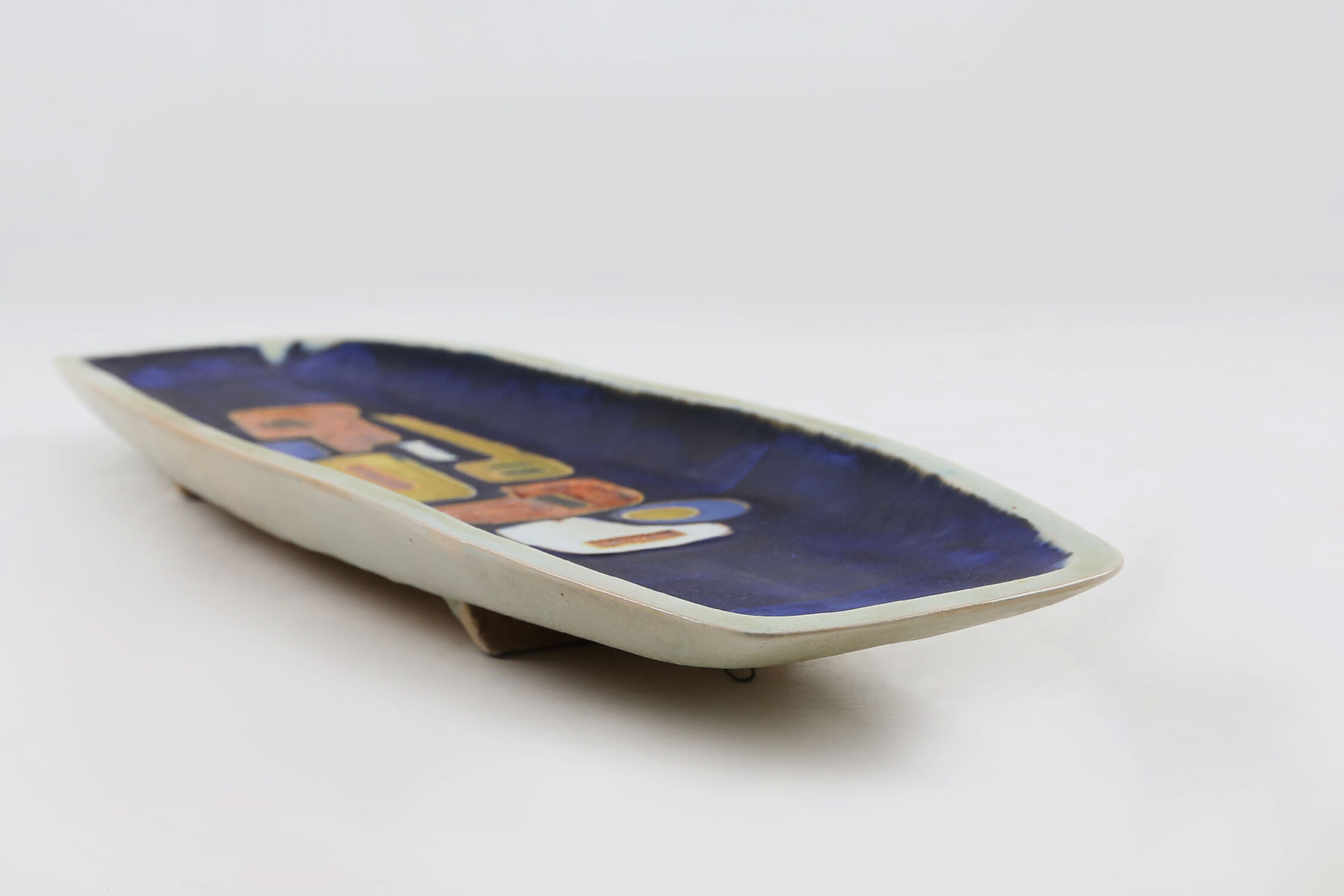mid-century ceramic bowl 1960's