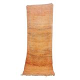 Vintage Moroccan Runner Rug 91 x 292 cm - Orange Runner Rug - Berber Rug