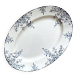 Oval iron earth dish "Spring" Opaque from Gien