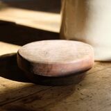 Stoneware with original wooden lid