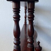 Library - turned wooden shelf
