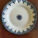 8 iron earthenware plates (St Amand Hamage HB & Cie Sarreguemines Digoin)