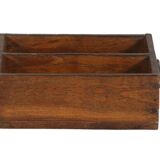 Old Teak Wood Tray Brick Mold