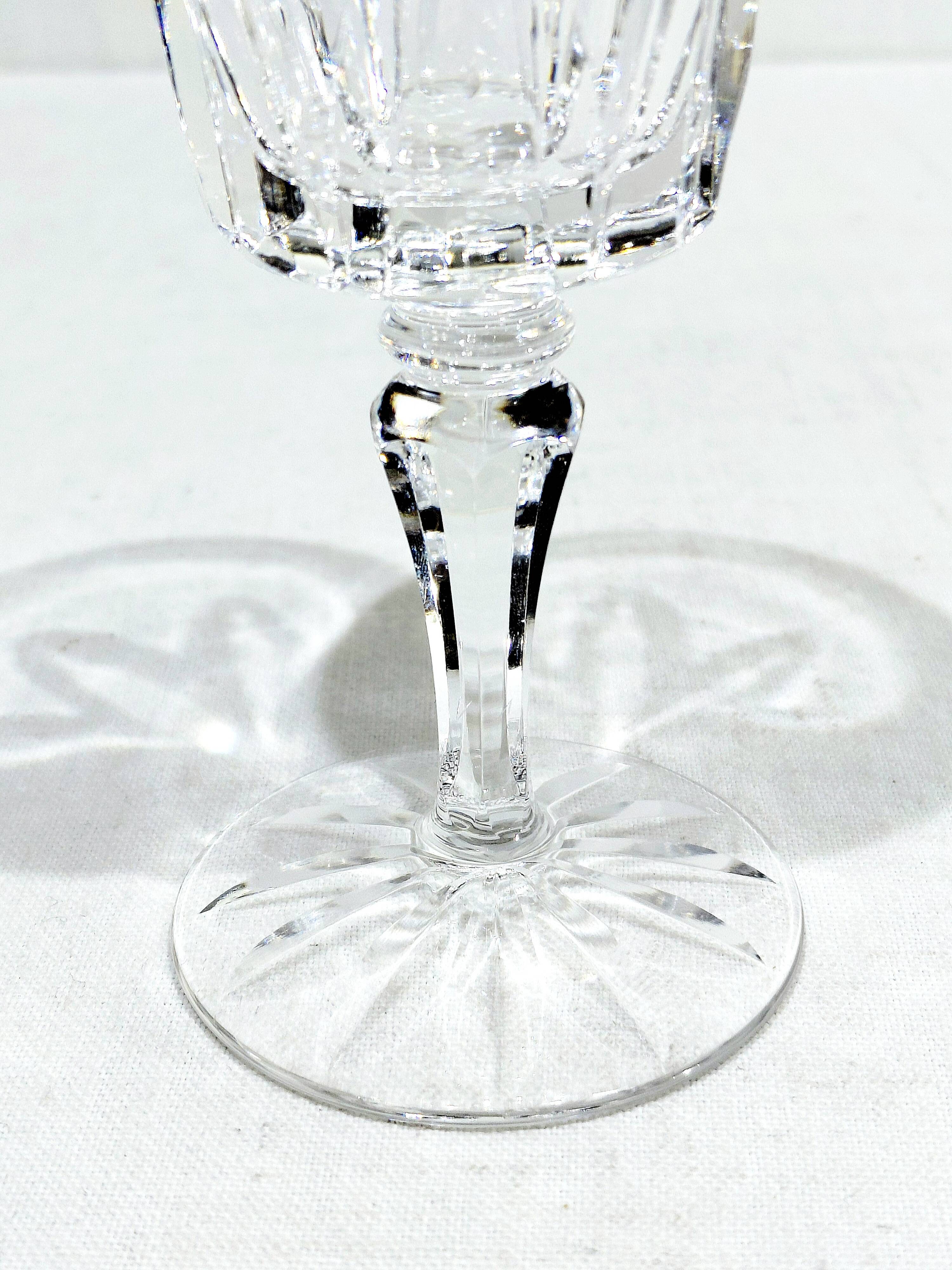12 white wine glasses St Louis model Camargue