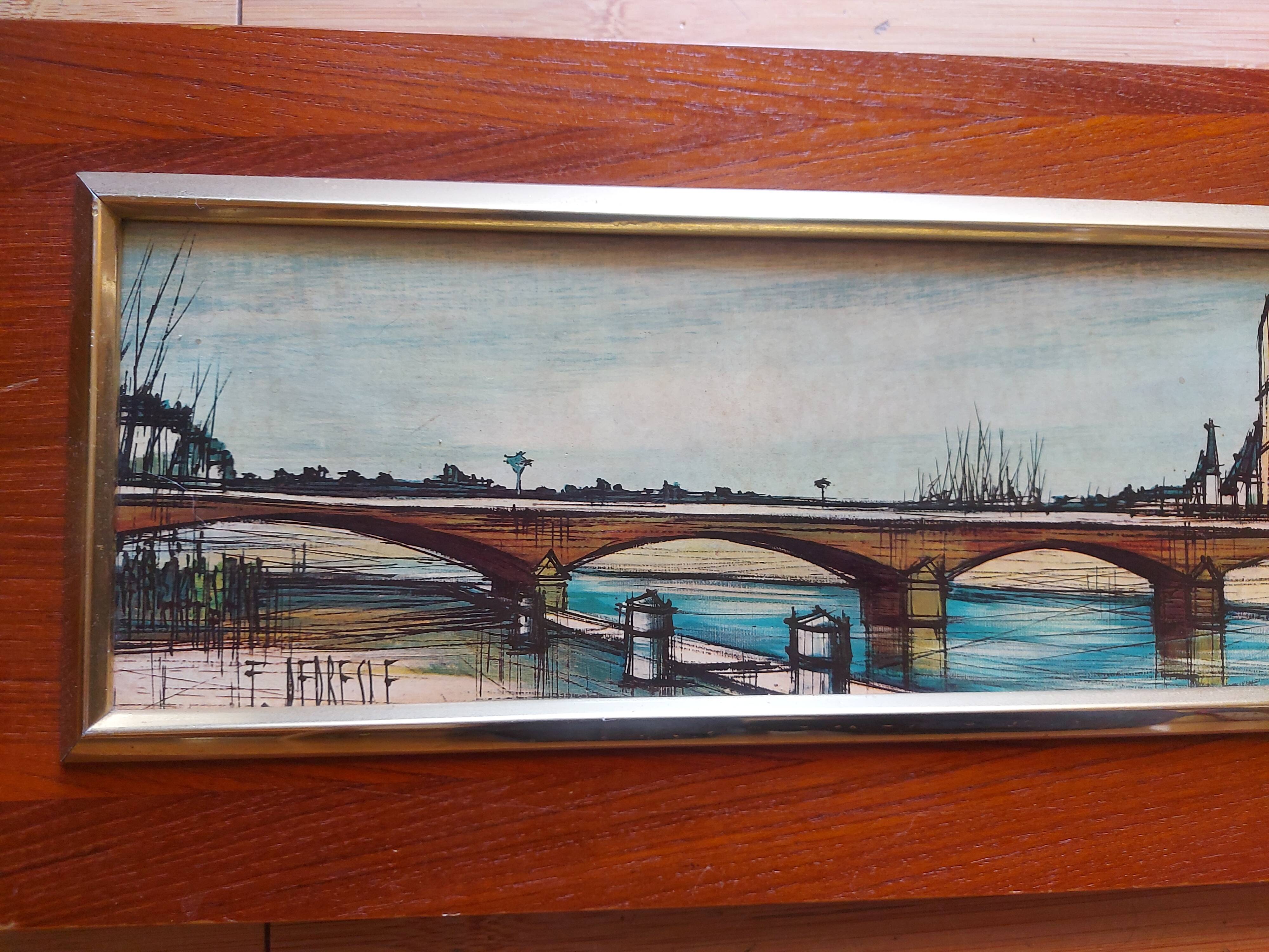 Vintage 70'S frame by artist Francois Depresle